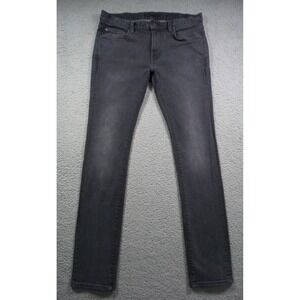 John Varvatos USA Jeans Mens Size 32 Gray Denim Wight Skinny Fit Straight